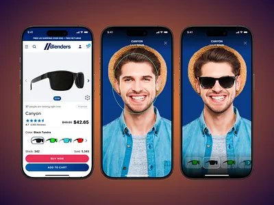 AR Experience in e-Commerce app business mobile ui ux