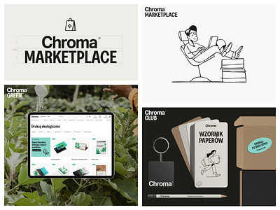 Chroma Rebranding – Sub Brands animation brand guidelines brand identity branding ecommerce graphic design icons icons animation illustration motion graphics platform print stationery typography unikorns visual identity website