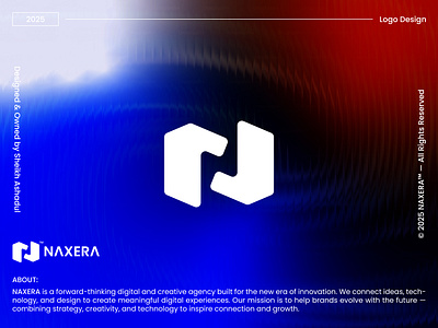 NAXERA — Logo Design for Futuristic Digital Agency Brand agency logo ai logo type app logo best logo brand logo branding crea creative logo design graphic design letter n logo logo trends logofolio modern logo motion graphics n logo naxera brand logo naxera logo mark