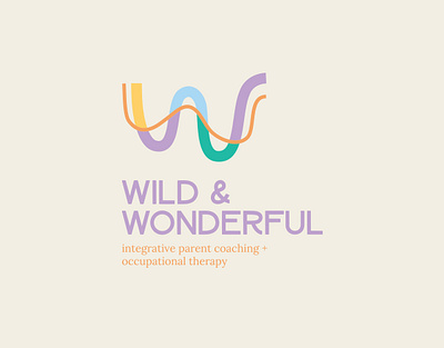 Parent Coaching & Occupational Therapy Logo brand branding color scheme design graphic design identity illustrator logo logotype presentation vector