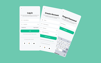 Sign up flow sign up ui