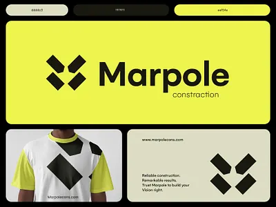 Marpole logo brand identity branding growth up identity logo logotype m logo modern logo symbol vector