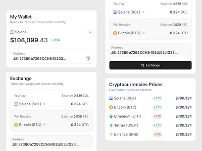 Koina - Details crypto dashboard design saas trading ui uiux user experience user interface ux web3