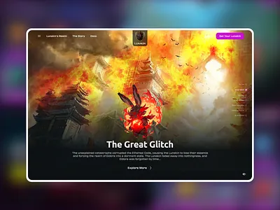 Web3 Game Experience UX game website