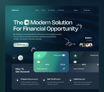 Fintech Website Ui Design Concept animation bank banking website card dashboard ewallet finance finance management finance management design finance wallet design finance website landing page logo product design saas typography wallet wallet website web design website