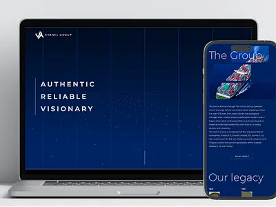 Shipping Company - Web Design & Development branding company shipping ui ux web website design website development