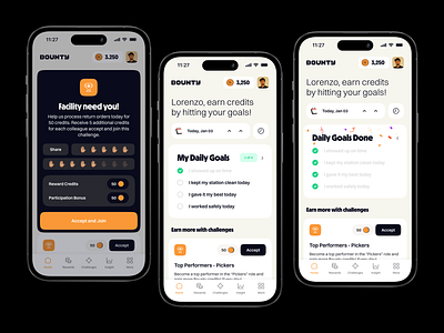 Daily goals achievement achievements app challenge creative dashboard design goals illustration minimal modals survey ui ux