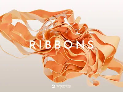 Ribbons 3D Elements 3d advertising backdrop background blender branding futuristic graphic resources illustrations motion graphics objects render social media wallpaper