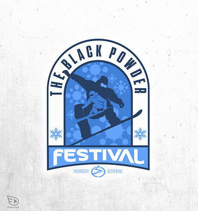 Logo design - snow sport event chipdavid dogwings drawing logo skiing snow boarding sports graphic vector