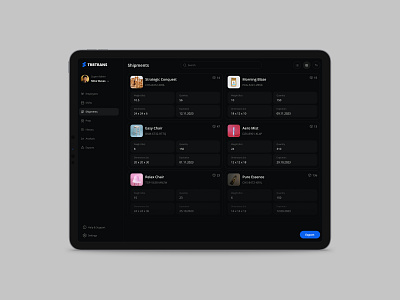 Logistics App — Delivery Management Dashboard UI analytics dashboard datavisualization delivery fleetmanagement interface logistics management productdesign supplychain tracking transportation uidesign uxdesign webapp webdesign