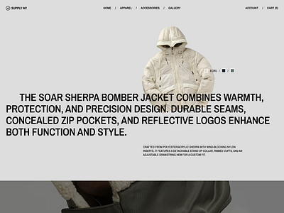 Oakley Latitude pt.2 art direction design e commerce minimal shop typography ui visual design web website