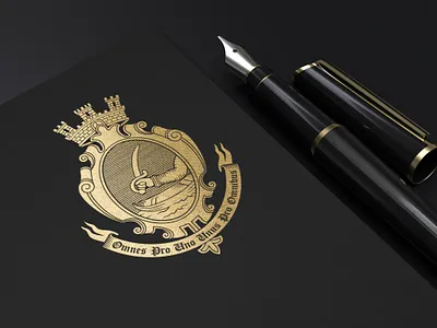 Family crest logo branding coat of arms crest gold graphic design heraldic logo heraldry logo luxury logo