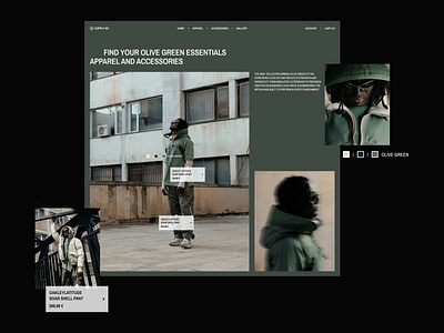 Oakley Latitude pt.3 art direction design e commerce minimal shop typography ui visual design web website