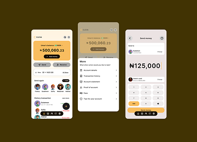 Cleva Fintech App (Redesign) @academy rq @rasheed ux ui