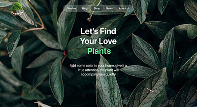 Garden Landing Page arashmesridesign cleanui garden gardenlandingpage graphic design moderndesign naturedesign productdesign uidesign uiux design uxdesign webdesign