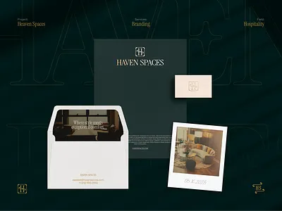 Real Estate Brand Identity – Haven Spaces billboard design brand identity branding agency branding website hospitality branding hospitality industry hospitality logo hospitality website hotel logo logo branding luxury brand luxury brand identity luxury brand patterns luxury detailing logo luxury hotel logo luxury real estate real estate brand identity real estate website