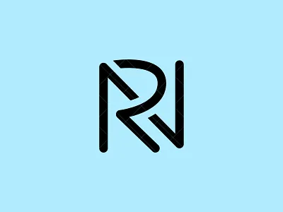 RN logo branding design digital art icon identity logo logo design logo designer logos logotype minimalist monogram nr nr logo nr monogram rn rn logo rn monogram typography vector