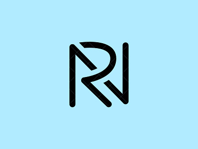 RN logo branding design digital art icon identity logo logo design logo designer logos logotype minimalist monogram nr nr logo nr monogram rn rn logo rn monogram typography vector