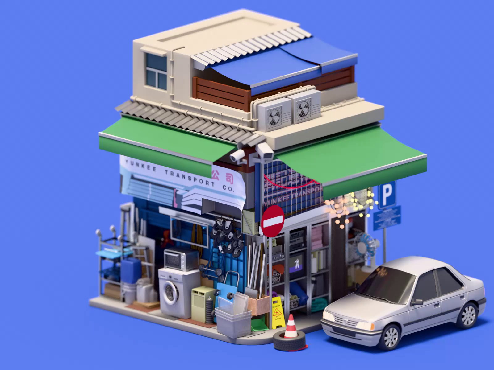 Example of 3D Isometric Illustration