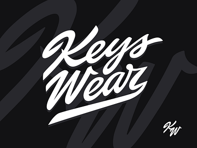 Keys Wear : logotype / clothing co. authentic bold branding brushlettering calligraphy clothing custom florida fun iconic idnentity lettering logo script standout tropical type unique urban wordmark