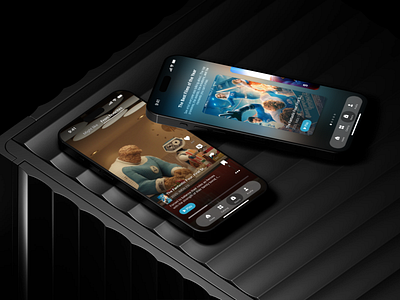 CINERA — Mobile Streaming App for Movies card gallery icons mobileapp movi moviedesign player shorts tab bar iphone