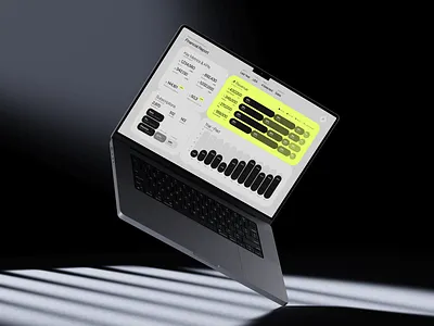 FinCore Dashboard — Subscription & Revenue Analytics analytics blackandwhite bold typography brutalism color accents dashboard datavisualization designchallenge fintech modern productdesign saas strong contrast uidesign uxuidesign web