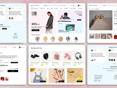Ecommerce Website design ecommerce freelance ui websitedesign