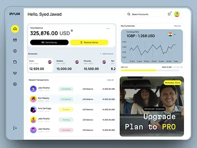 🚀 New Work: Digital Banking Dashboard UI animation branding design graphic design illustration logo typography ui ux vector