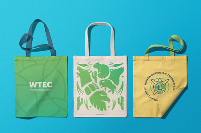 WTEC Branding - Tote Bag 7 teachings branding canada centre entrepreneurship indigenous logo non profit seven teachings tote bag turtle