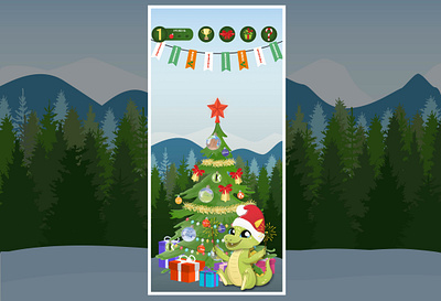 Graphics for the Komandor brand game/Графика для игры "Командор" 2d dracon game game dev gamification illustration new year vector