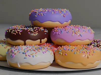 Morning Glaze 3d graphic design