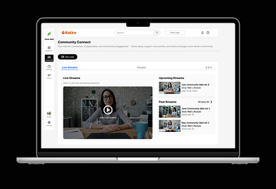 Kaliro communitymanager dashboard dashboarddesign design figma mockup productdesign prototype ui uidesign ux web app web design