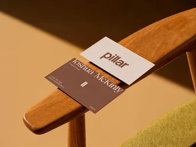 Pillar branding illustration logo