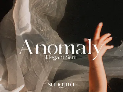 Anomaly - Elegant Serif anomaly aura elegant hand logotype moon serif sun