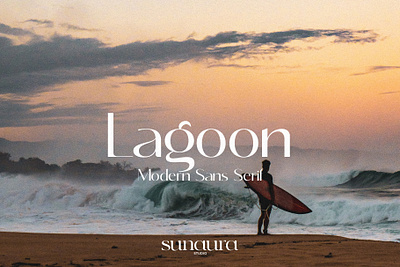 Lagoon - Modern Sans Serif aura lagoon logotype modern sans serif