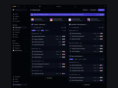 Project Task Board app design dashboard design issues kanban product design task ui ui design ux ux design
