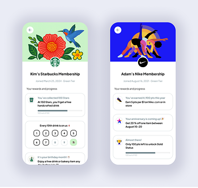 Loyalty by Design — SoLoyal Brand Membership Screens app ui ux