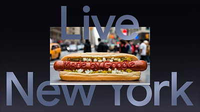 Made by Google 2025 - Preshow ai designsystem google made by google new york text typography