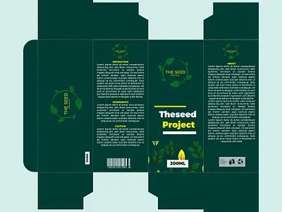 Theseed Project Packaging branding graphic design logo motion graphics packaging ui