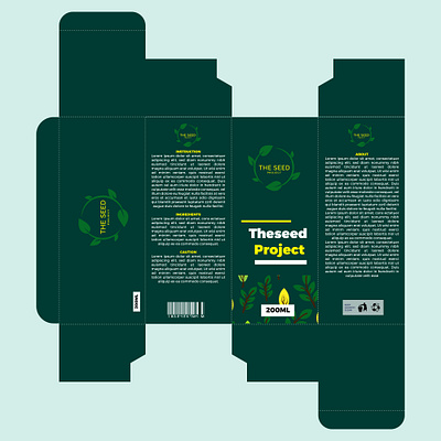 Theseed Project Packaging branding graphic design logo motion graphics packaging ui