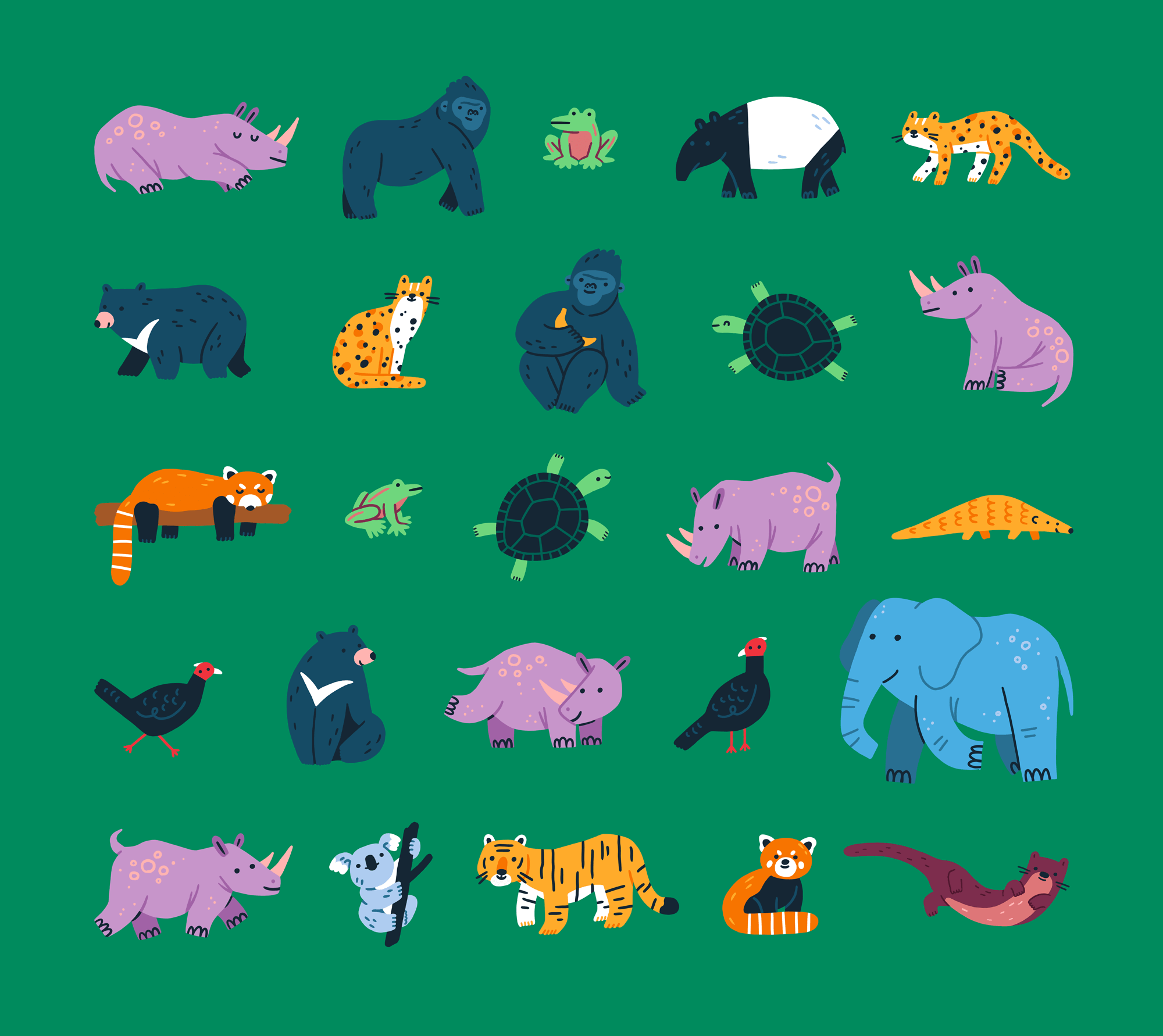 Example of Rhinoshield × Taipei Zoo — Animal Illustrations