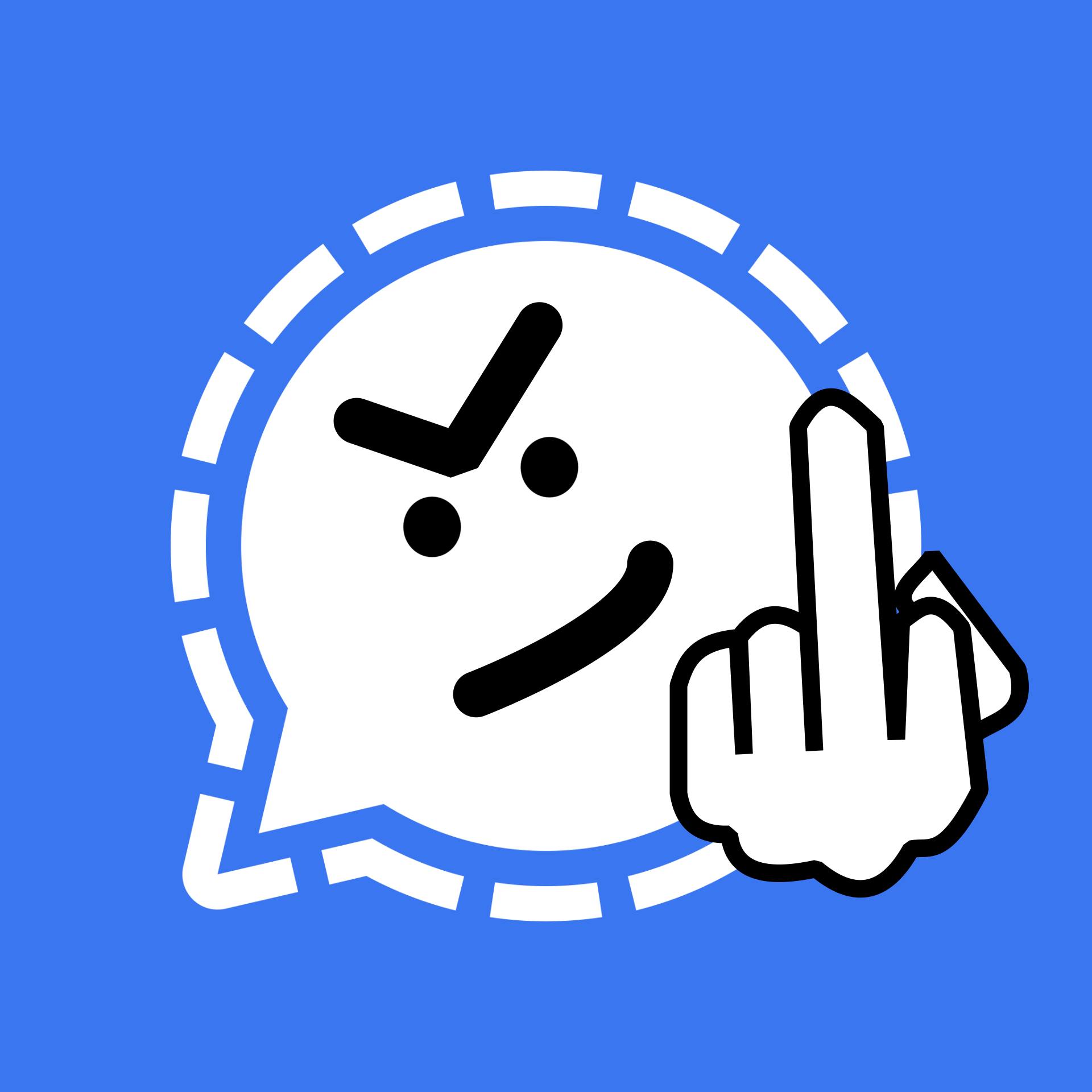 Scammers on Signal :: a message for you illustration scammers shunte88 signal vector whatsapp