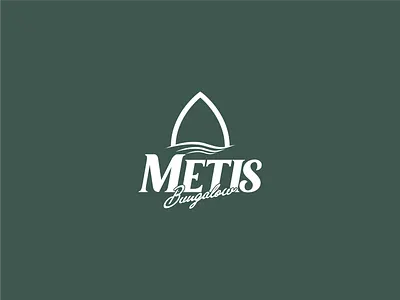 Logo Design for Metis Bungalow and Restaurant beachresort brand branddesign brandidentity branding bungalow concept conceptdesign creative design designinspiration hotelbranding logo logodesign luxurybranding minimal modern travellogo typography visualidentity