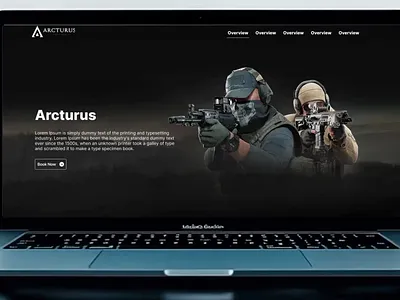 Arcturus Brand Concept Ux Web Design 3d animation branding creative ecommerce figma graphic design landing page millitary motion graphics ui web design