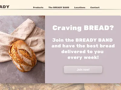 Daily UI 016: Pop-up Overlay bakery branding bread daily ui dailyui graphic design ui