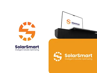 SolarSmart Logo Design branding gradient logo graphic design logo modern logo motion graphics s letter logo design s letter solar logo solar logo solar logo design ui