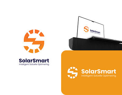 SolarSmart Logo Design branding gradient logo graphic design logo modern logo motion graphics s letter logo design s letter solar logo solar logo solar logo design ui