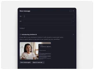 New message — Untitled UI composer message product design rich text ui design user interface