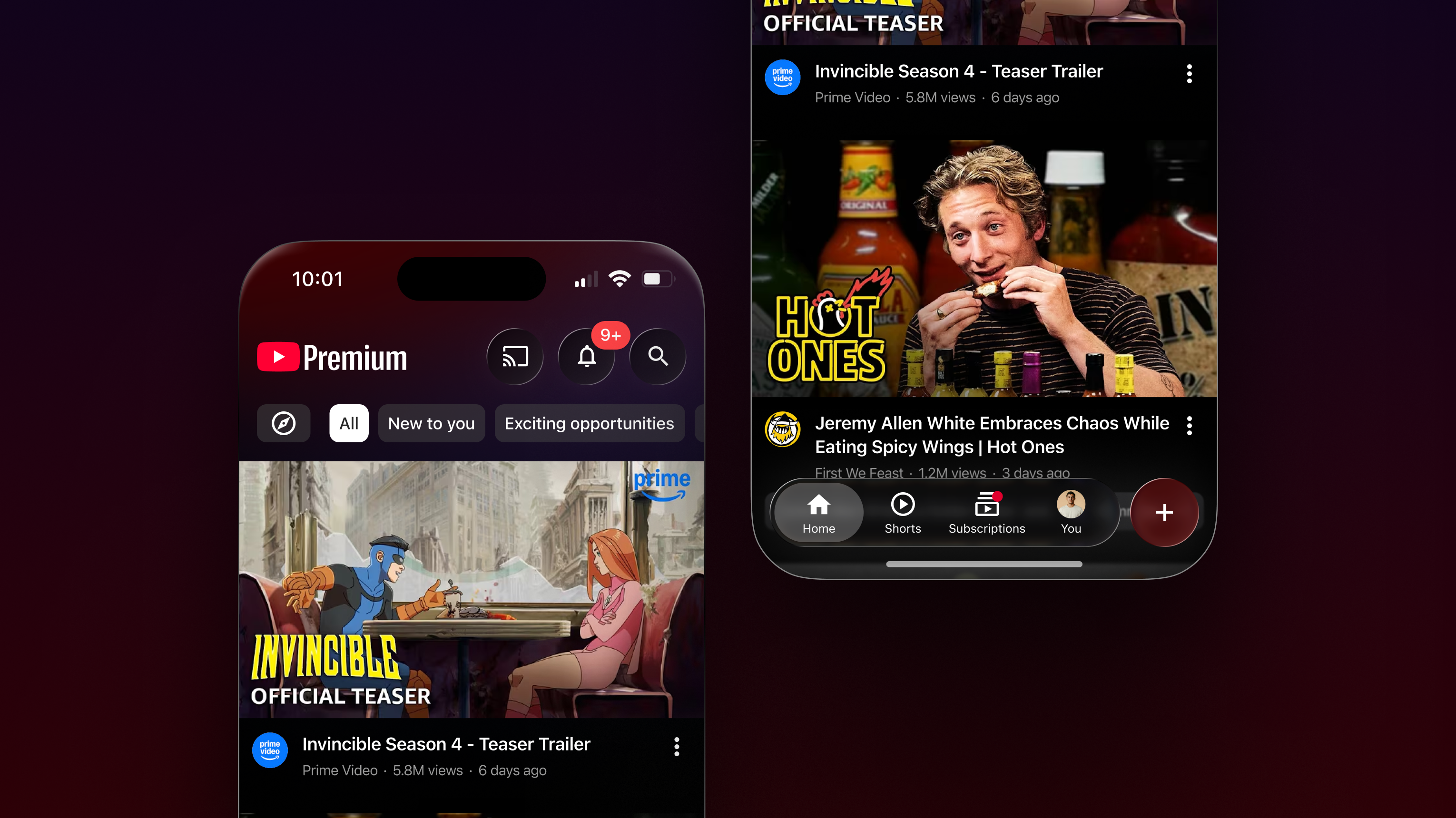 YouTube, but make it Liquid Glass. dashboard design design inspiration figma ios 26 iphone liquid glass mobile product design ui ux youtube