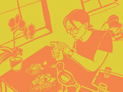 Taking Photos illustration